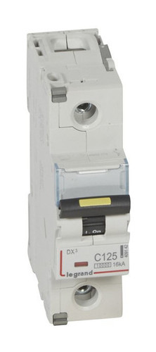 Автоматический выключатель Legrand DX³ 1P 125А (C) 10кА