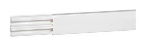 Мини-плинтус DLPlus - 32x12,5 мм - 2 отделения - длина 3 м - белый