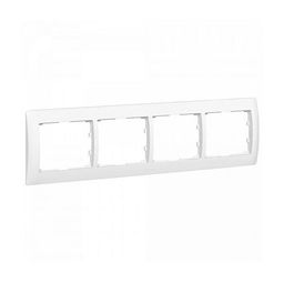 Рамка 4 поста GALEA LIFE DIY, горизонтальная, белый