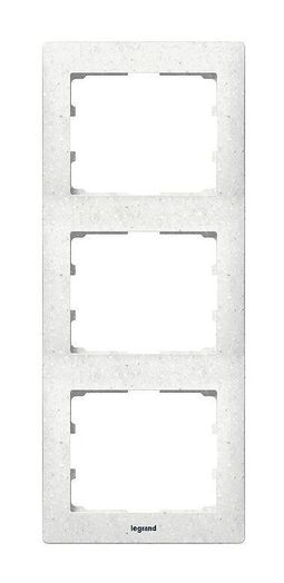 Рамка 3 поста GALEA LIFE, вертикальная, corian everest