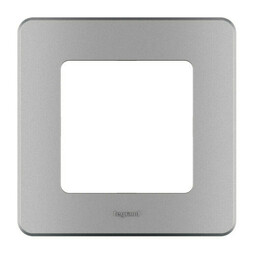 Рамка 1 пост INSPIRIA, алюминий, 673932